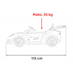 Elektrické autíčko Maserati MC20 GT2 - biele